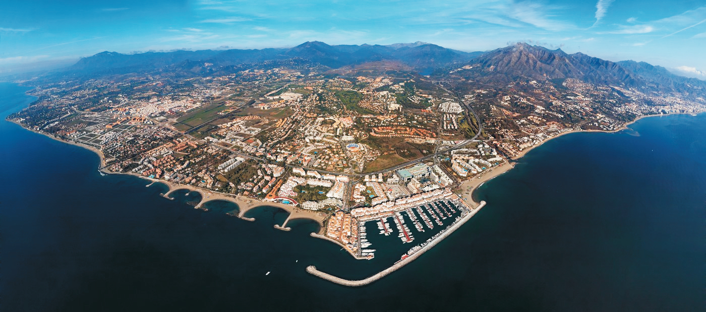 Marbella aerial view